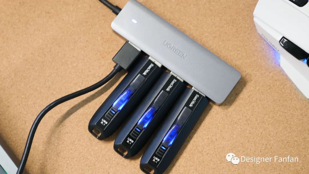 你的USB口够用吗？两款入门级4口USB3.0集线器对比测试插图13